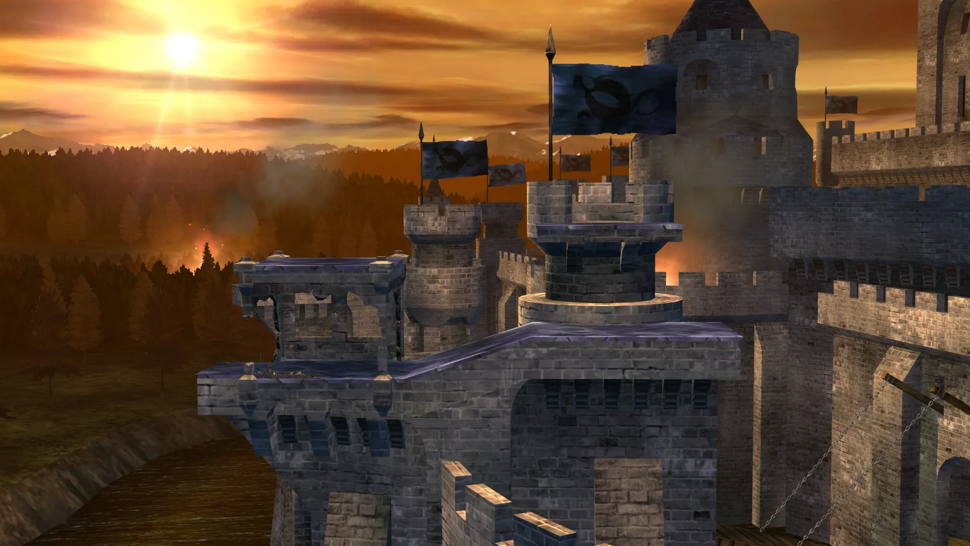 Screenshot of Castle Siege from Project M.