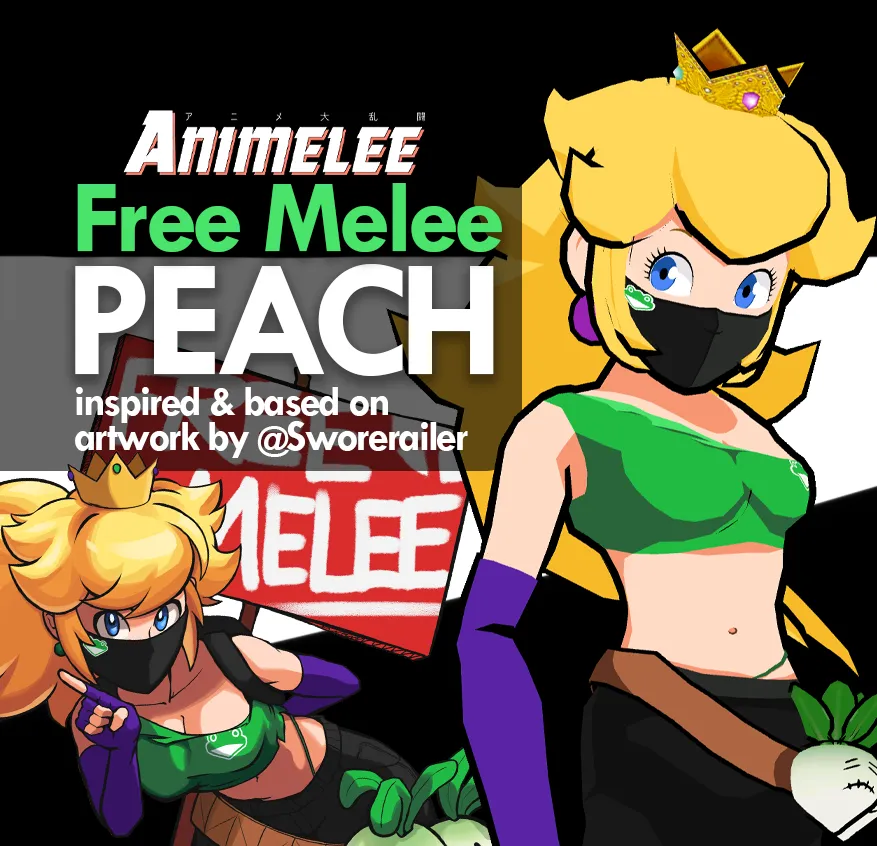 Free Melee Peach preview card.