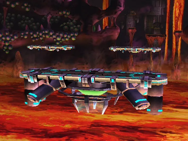 Norfair stage in Project M.