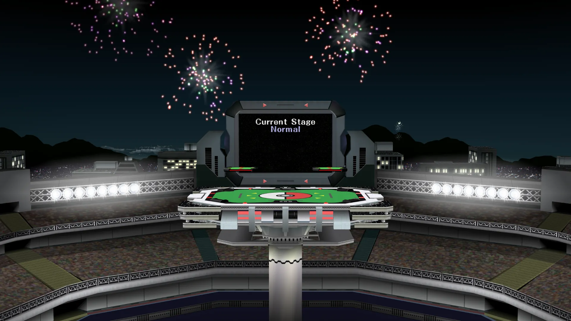 Pokemon Stadium stage in Melee.