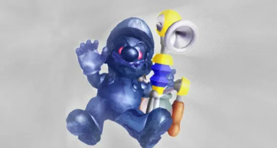 Shadow Mario from Super Mario Sunshine.