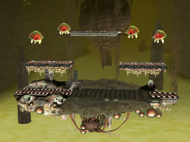 Brinstar field, a mashup of Brinstar and Battlefield - a 1 tourney legal stage variant.