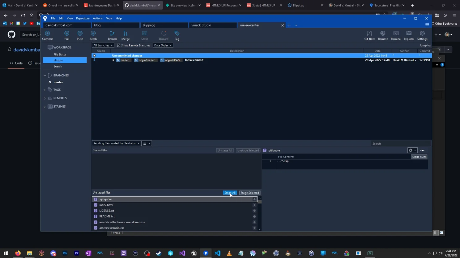 SourceTree screenshot.