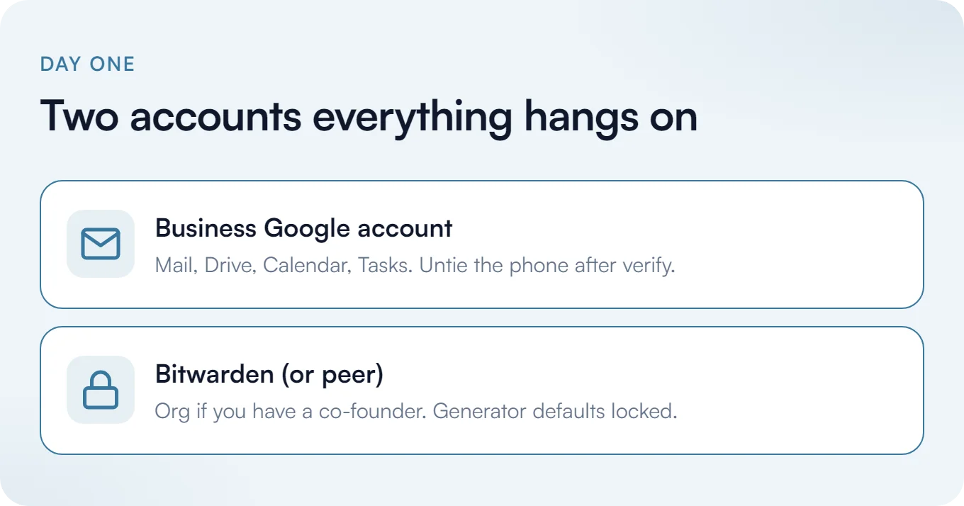 Two accounts everything hangs on