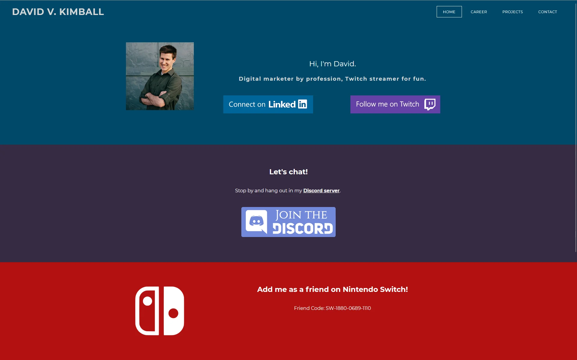 davidvkimball.com in 2019