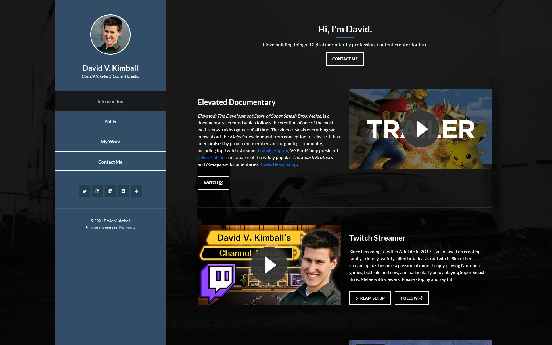 davidvkimball.com in 2021