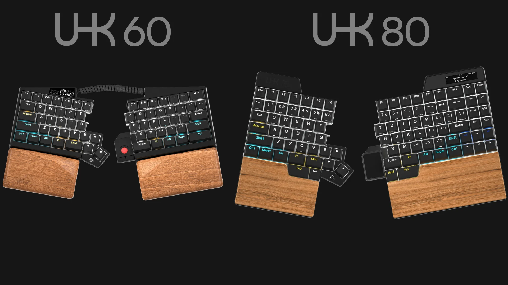 UHK 60 and UHK 80 comparison