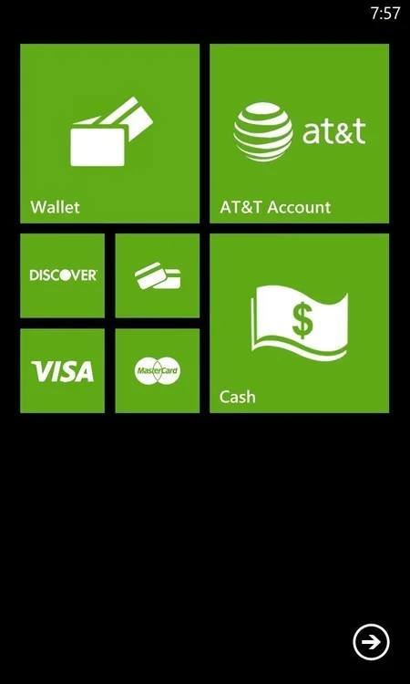 Green start screen variant